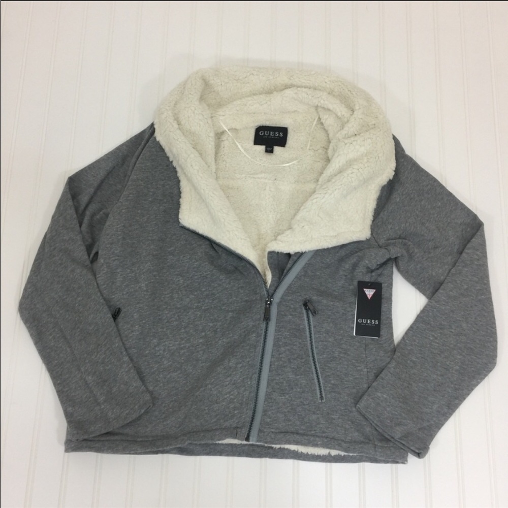 Brand new guess fur jacket